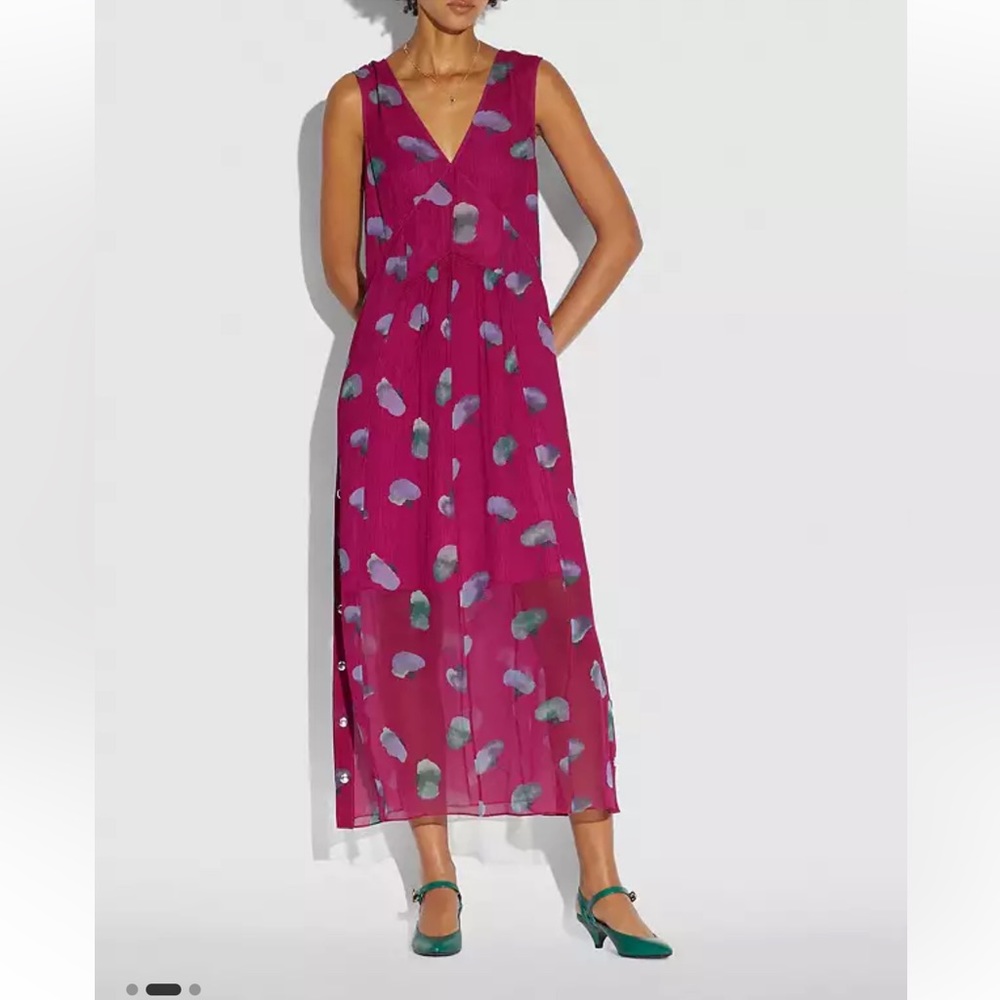 NWT Silk Coach Dress
